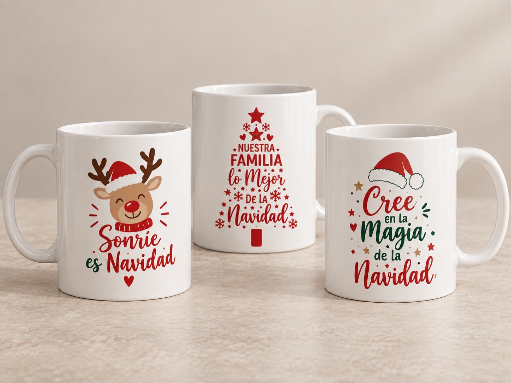 Mugs Navideños Colección NARU