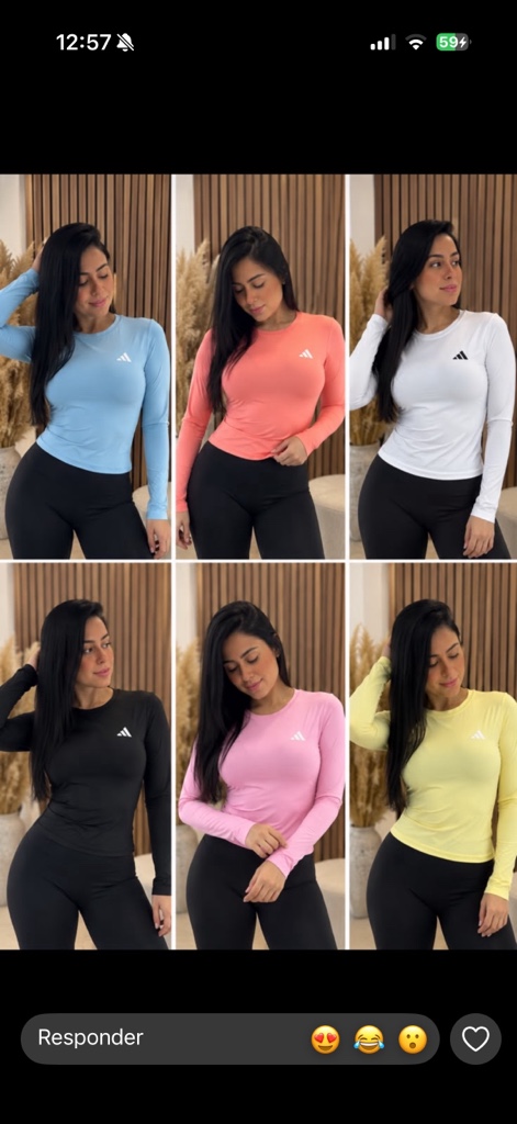 Adidas blusa deportiva