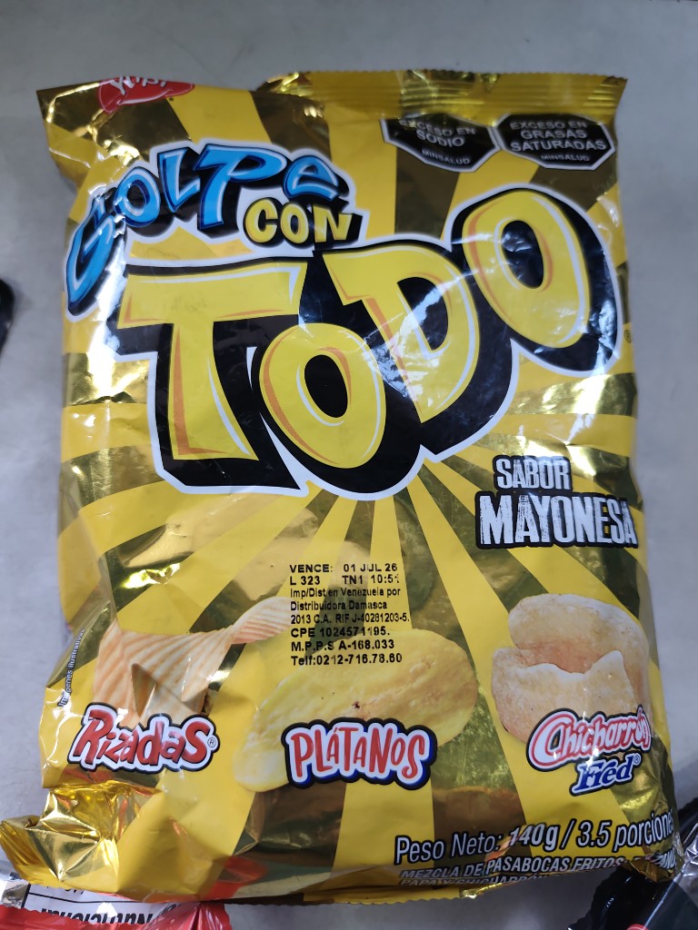Golpe Con Todo 140 G