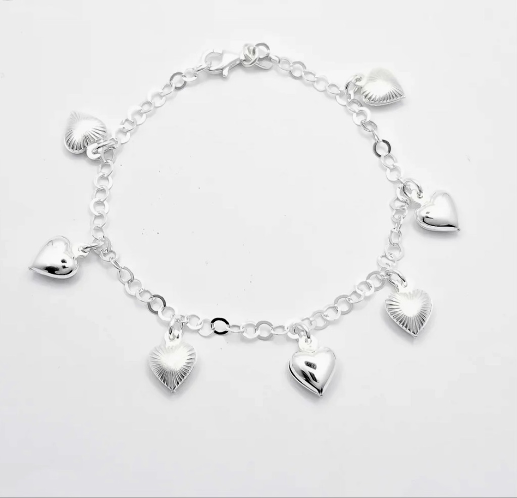 Pulsera corazones M11092