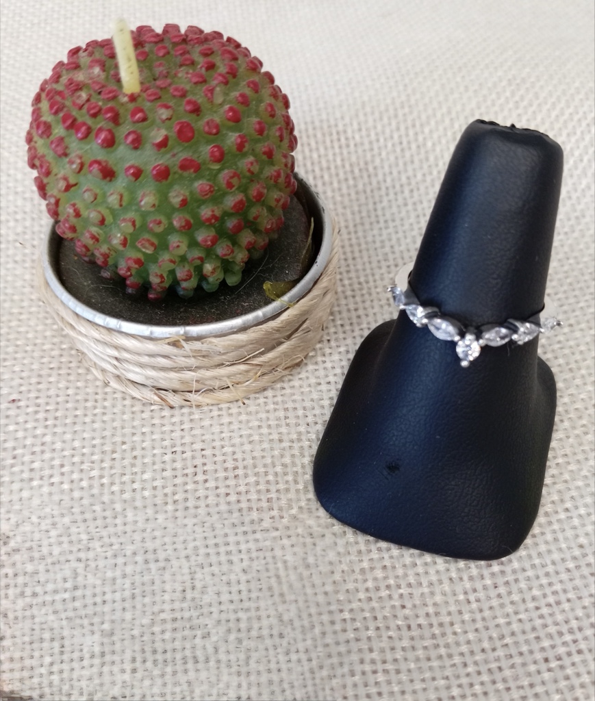 M336#7 Anillo Zirconia semilla