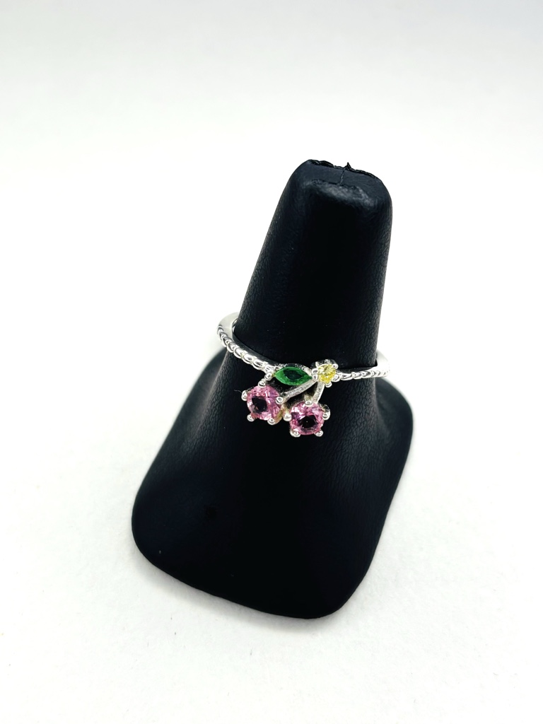 M405#6 Anillo cerezas #6