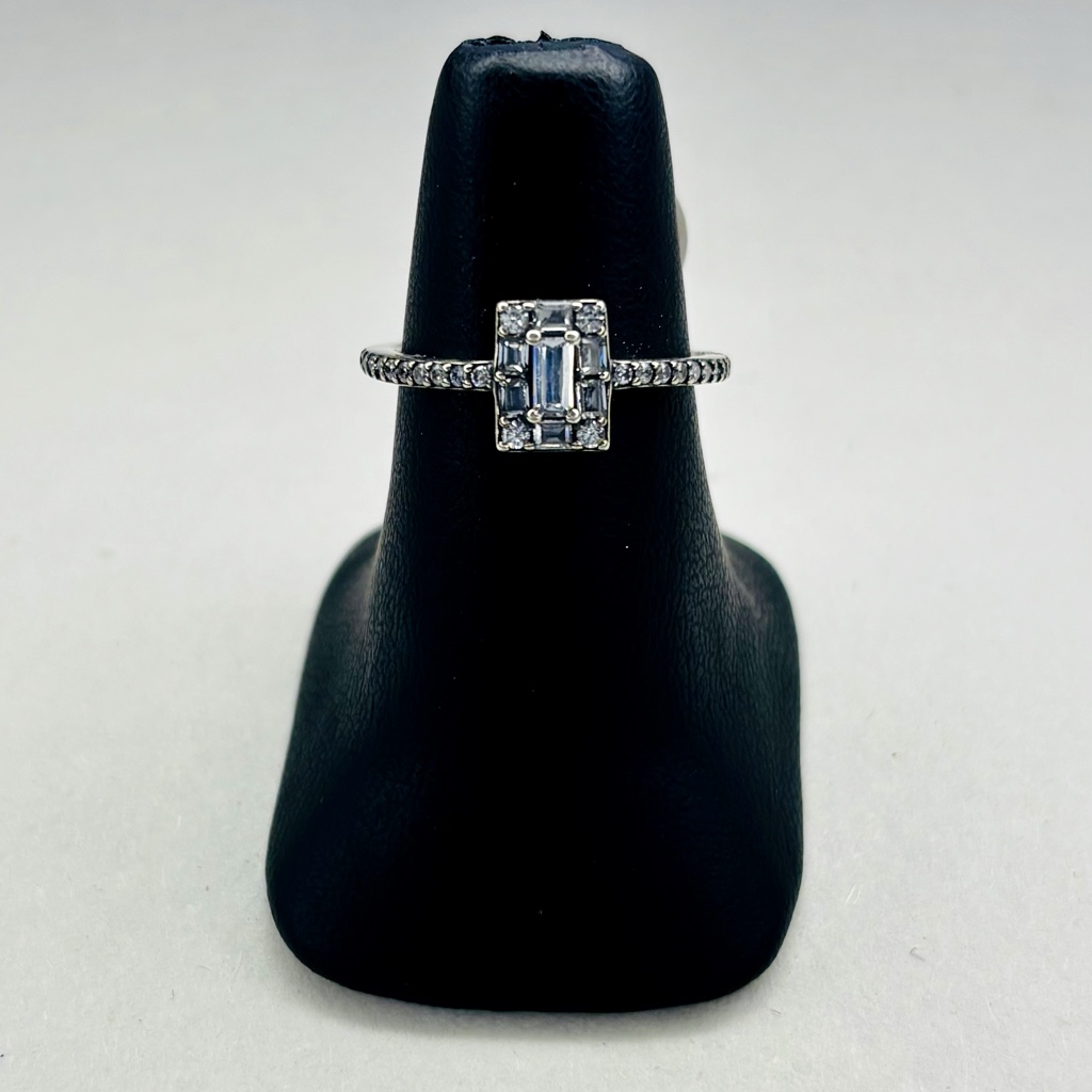 M350#6 Anillo cuadro Zirconia