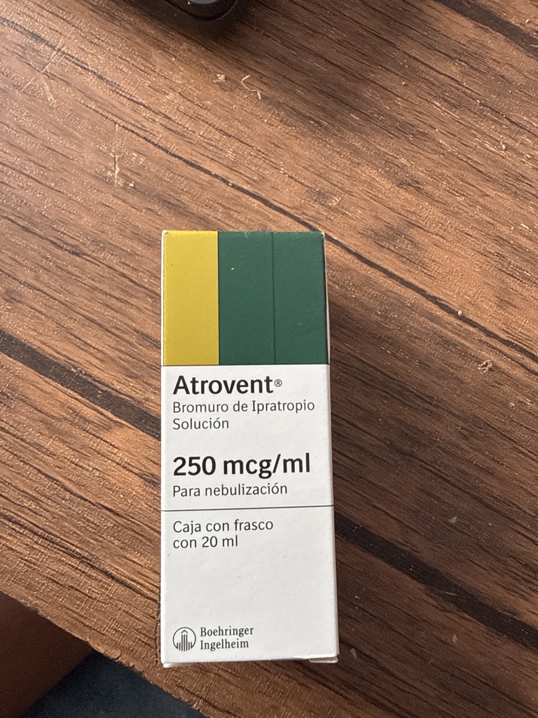 Atrovent 250 mcg/ml nebulizar