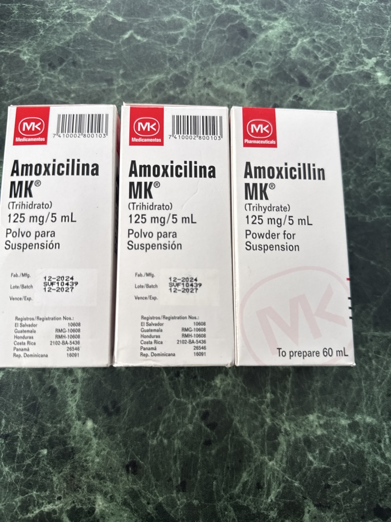 Amoxicilina MK 125 mg/5 mL