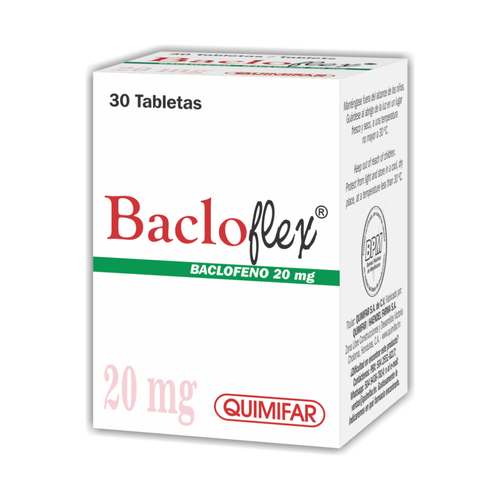 Baclofex 20 mg x30 tabletas