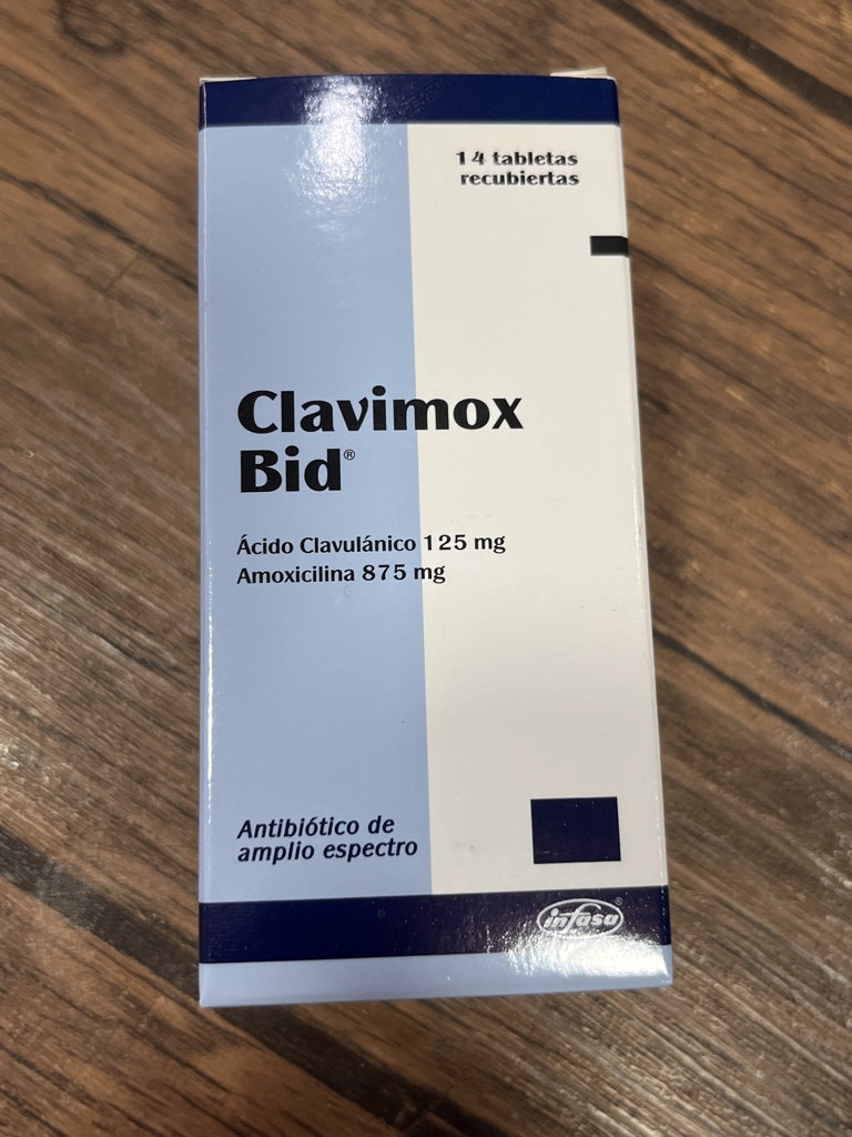 Clavimox Bid 14 tabletas