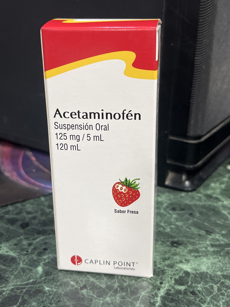 acetaminofen fresa 120mL