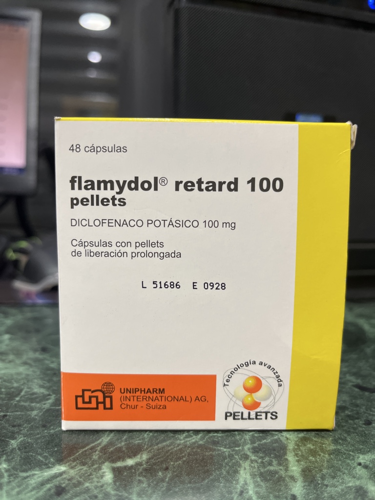 Flamydol retard 100 pellets