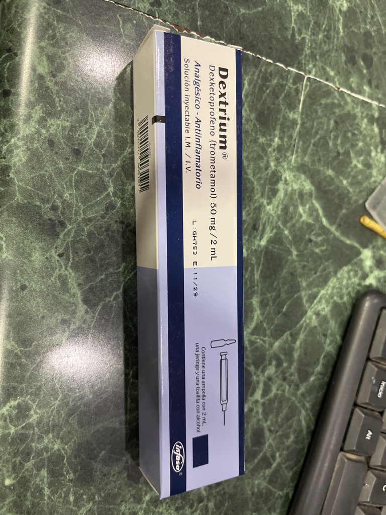 Dextrium ampollas 50 mg/2 mL