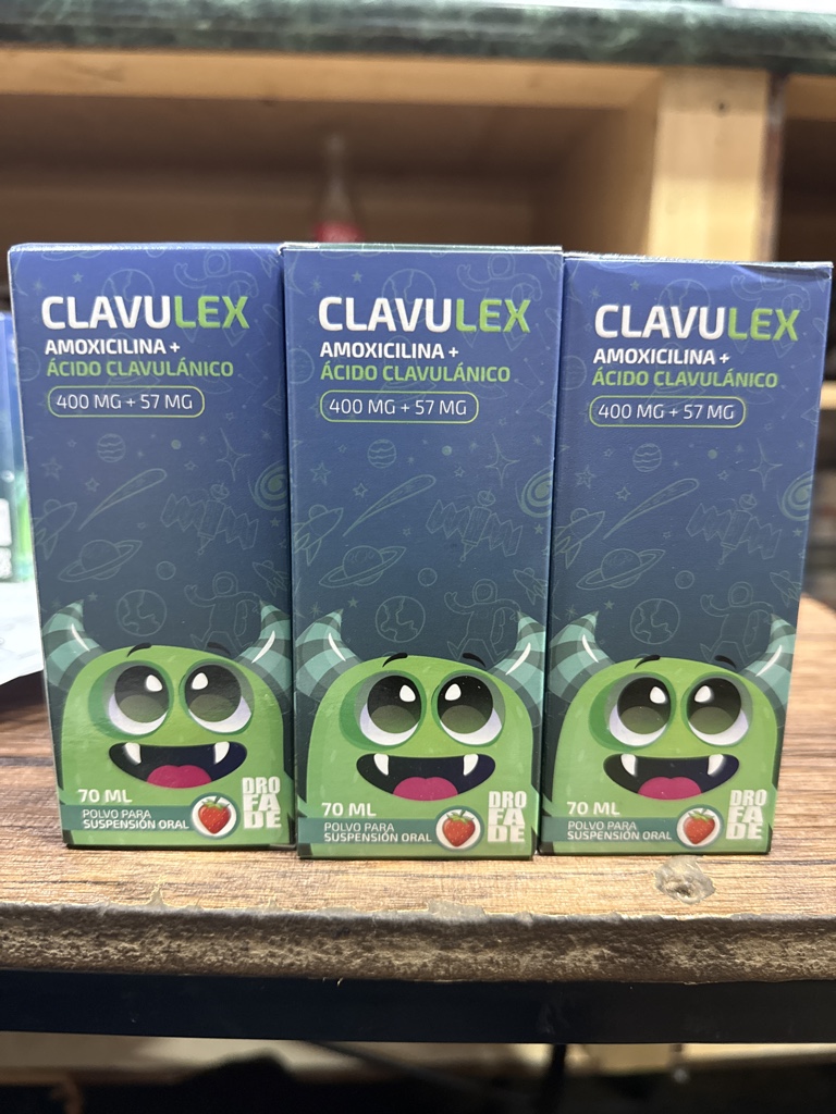 Clavulex amoxicilina clavulanico 400mg+57mg 70ml