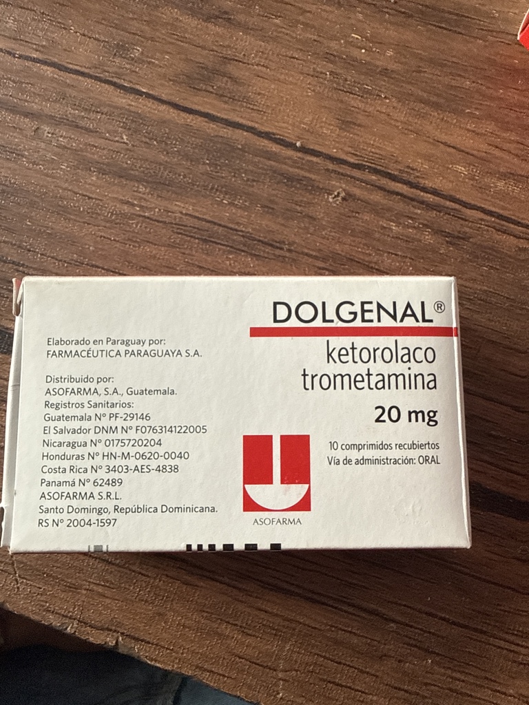 Dolgenal ketorolaco 20 mg