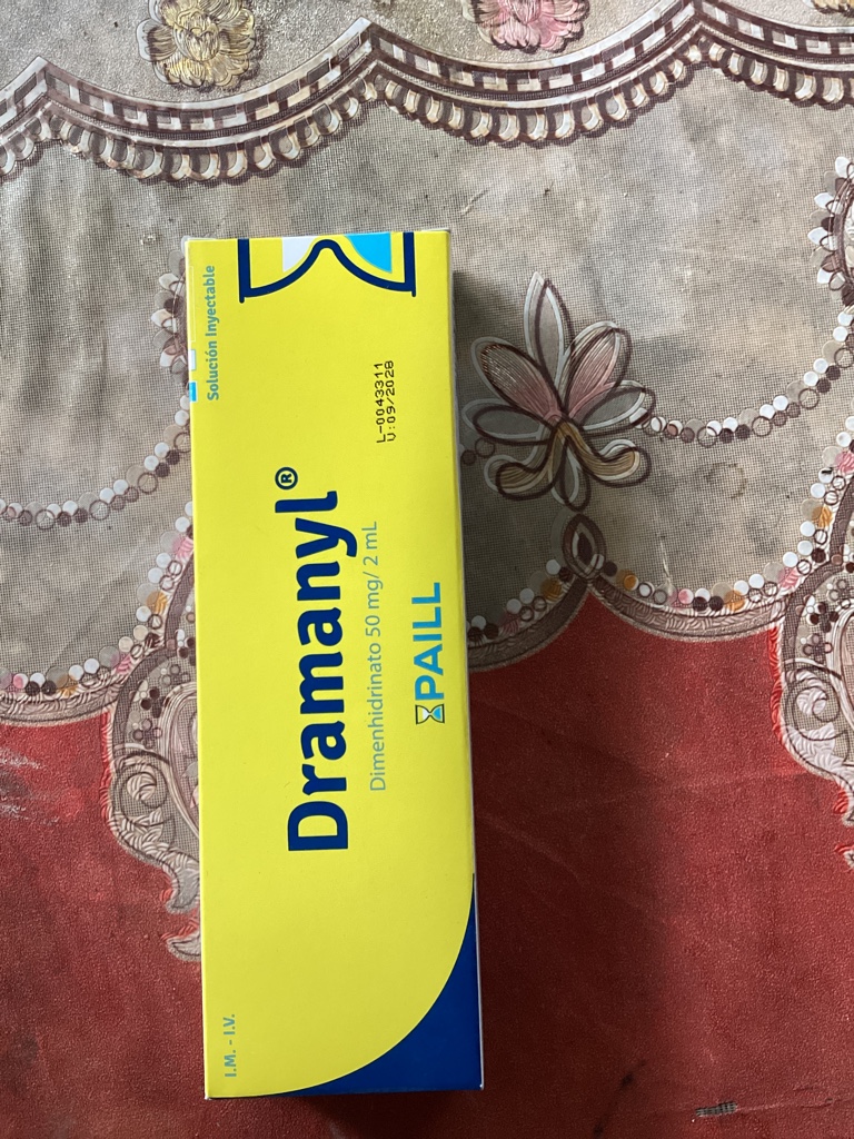Dramanyl solución inyectable