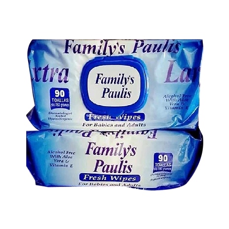 Familys Paulis toallas humedas 90