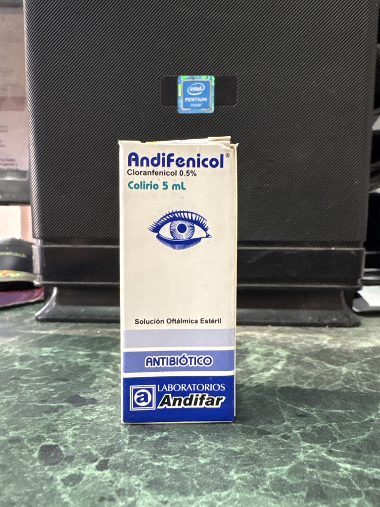Andifenicol colirio 5 mL