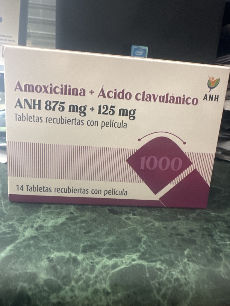 Amoxicilina + Ácido clavulánico 875/125 mg