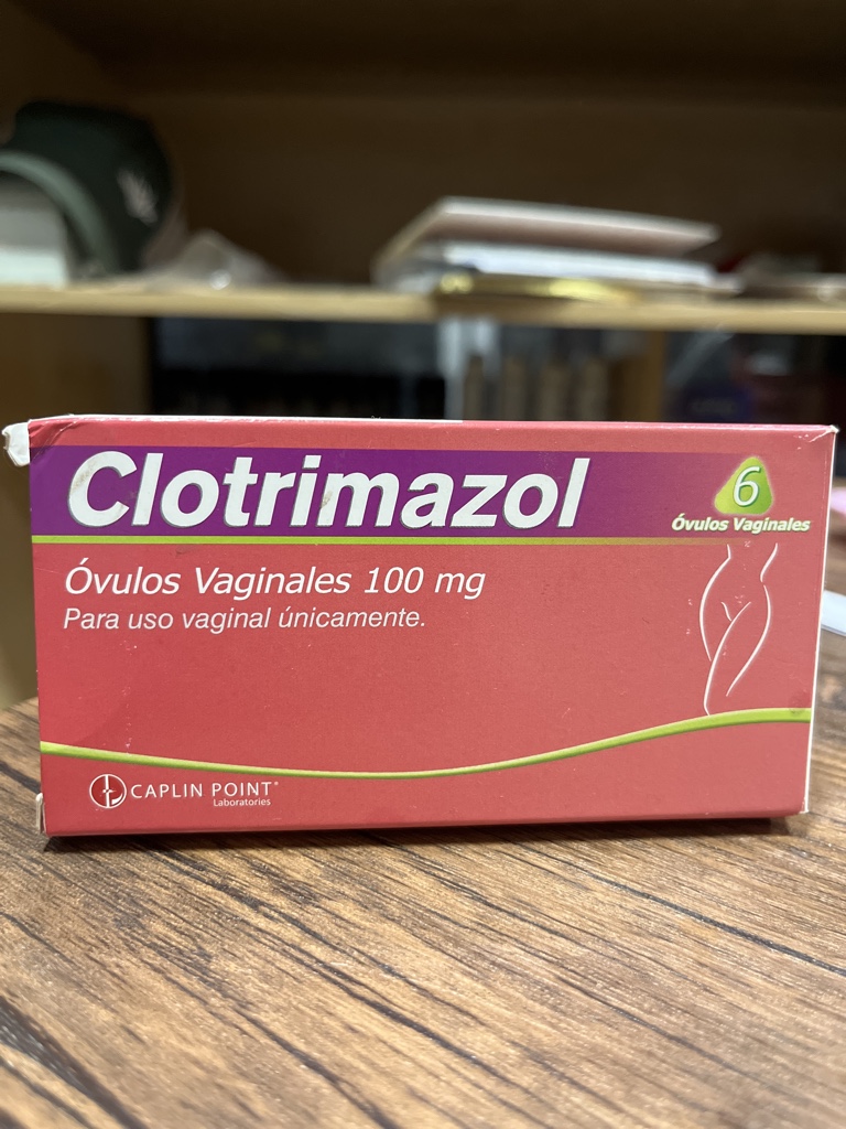 Clotrimazol óvulos vaginales 100 mg