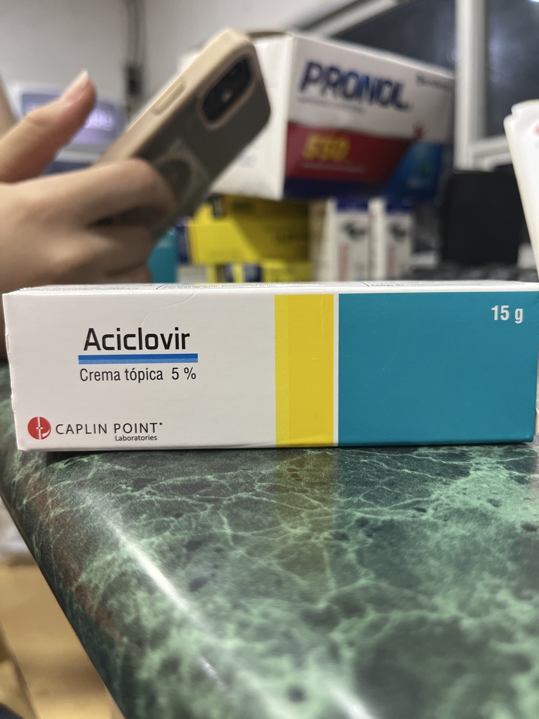 Aciclovir crema 5% 15 g