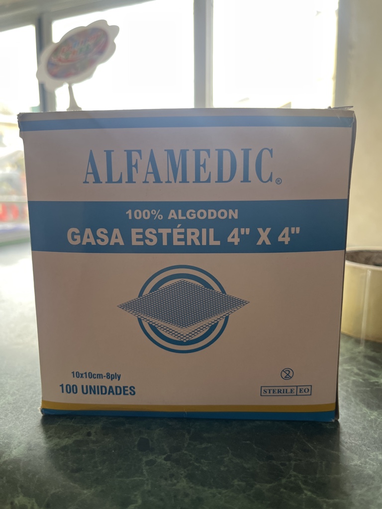 Gasas estéril 4x4