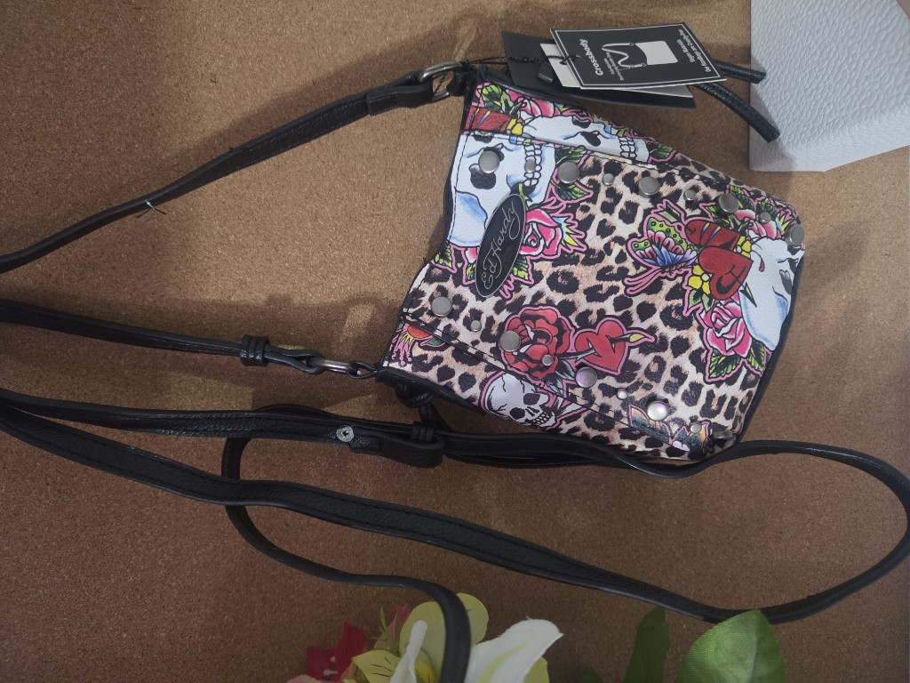 Mini ed Hardy crossbody bag