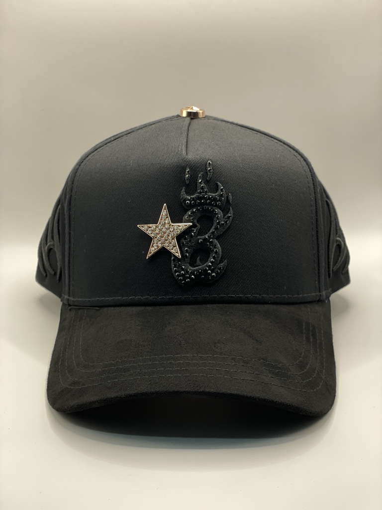 B star (oro) Barbas Hats