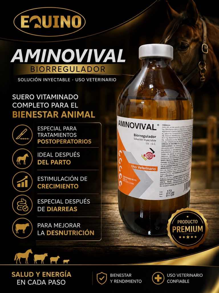 Aminovival suero inyectable