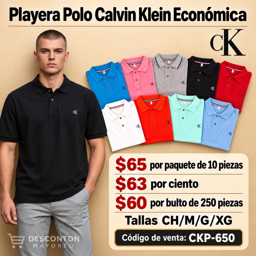 Playera Cuello Calvin Klein