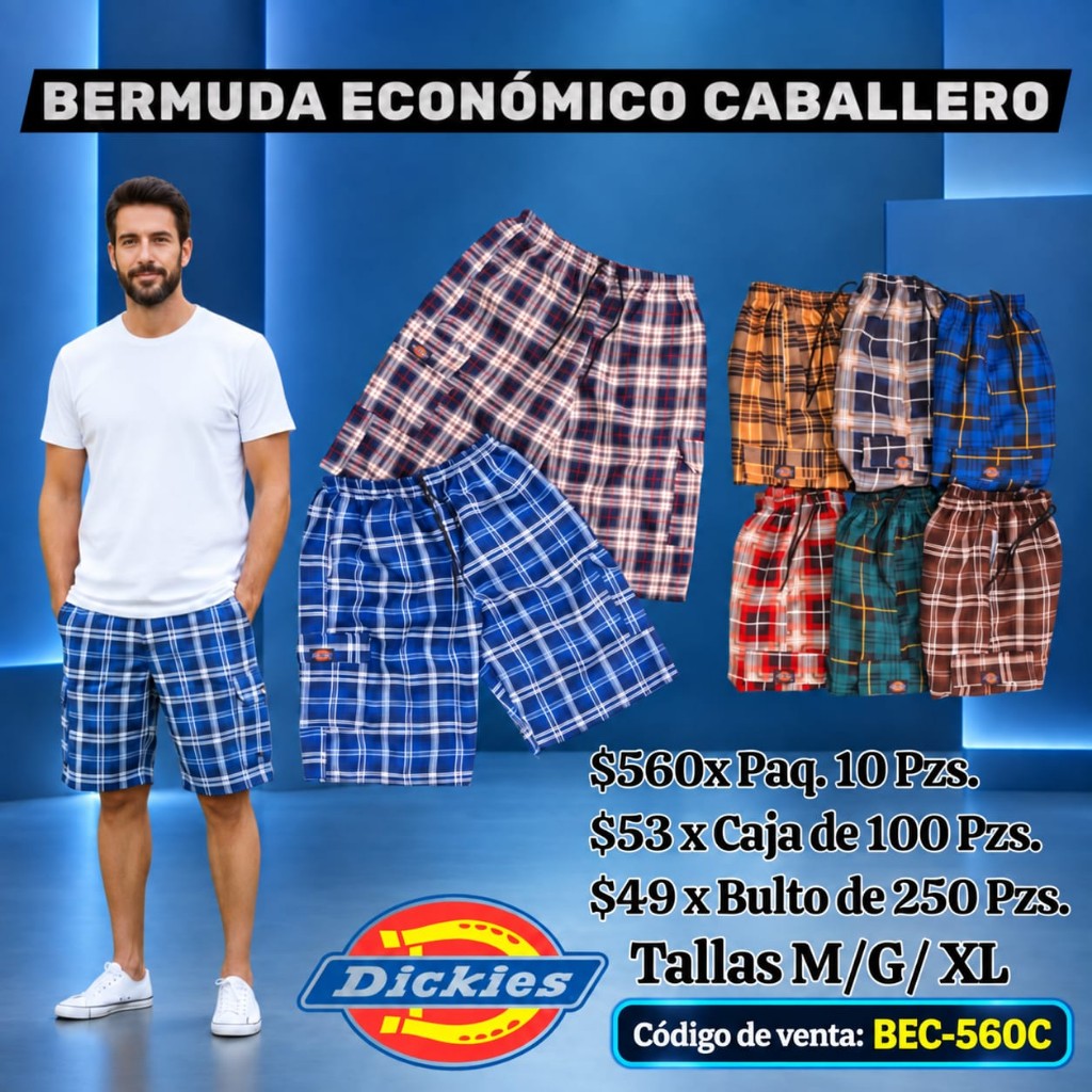 Dickies Bermuda Economica Caballero