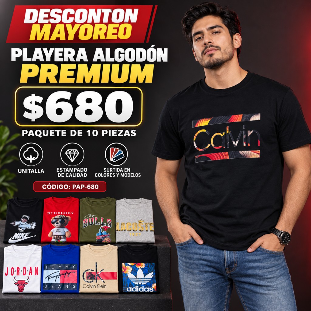 Playera Algodón Premiun