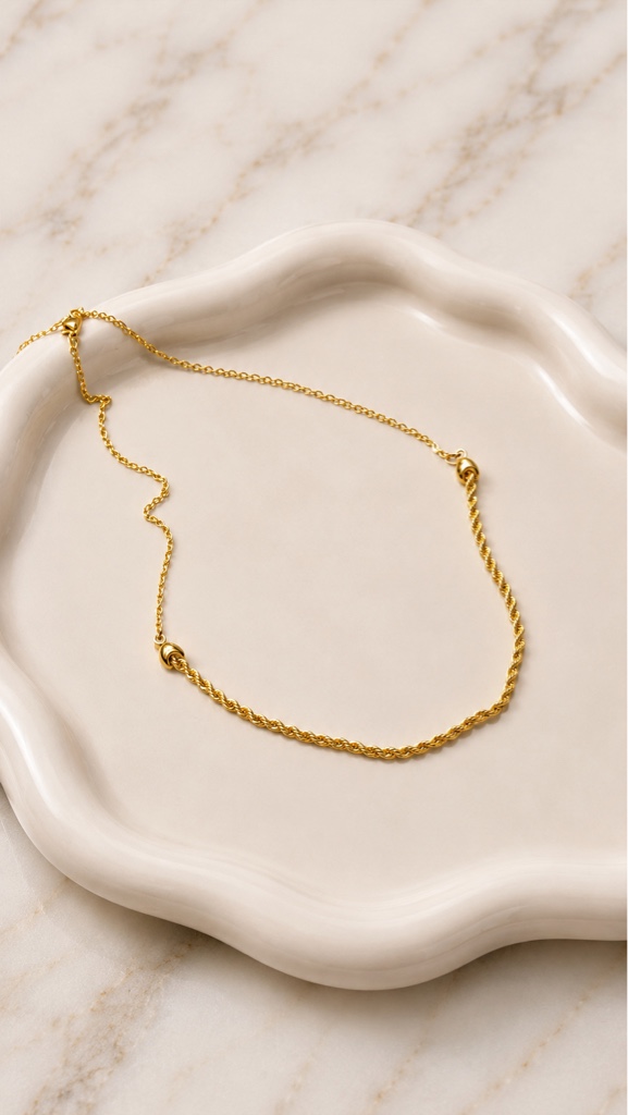Choker Folheado Ouro 18k Cordão Baiano P