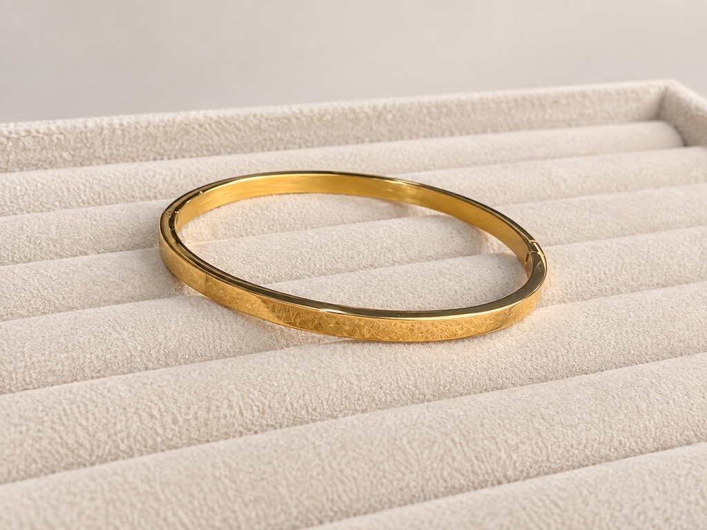 Bracelete liso - aço inox