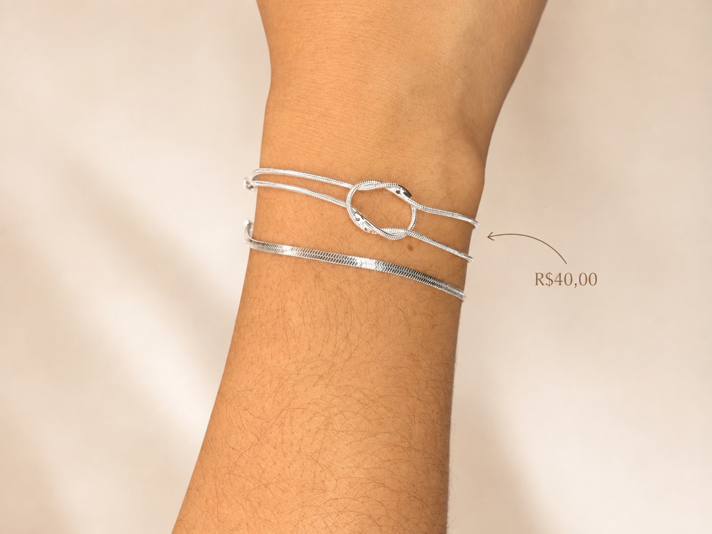 Conjunto Duas Pulseiras Essência