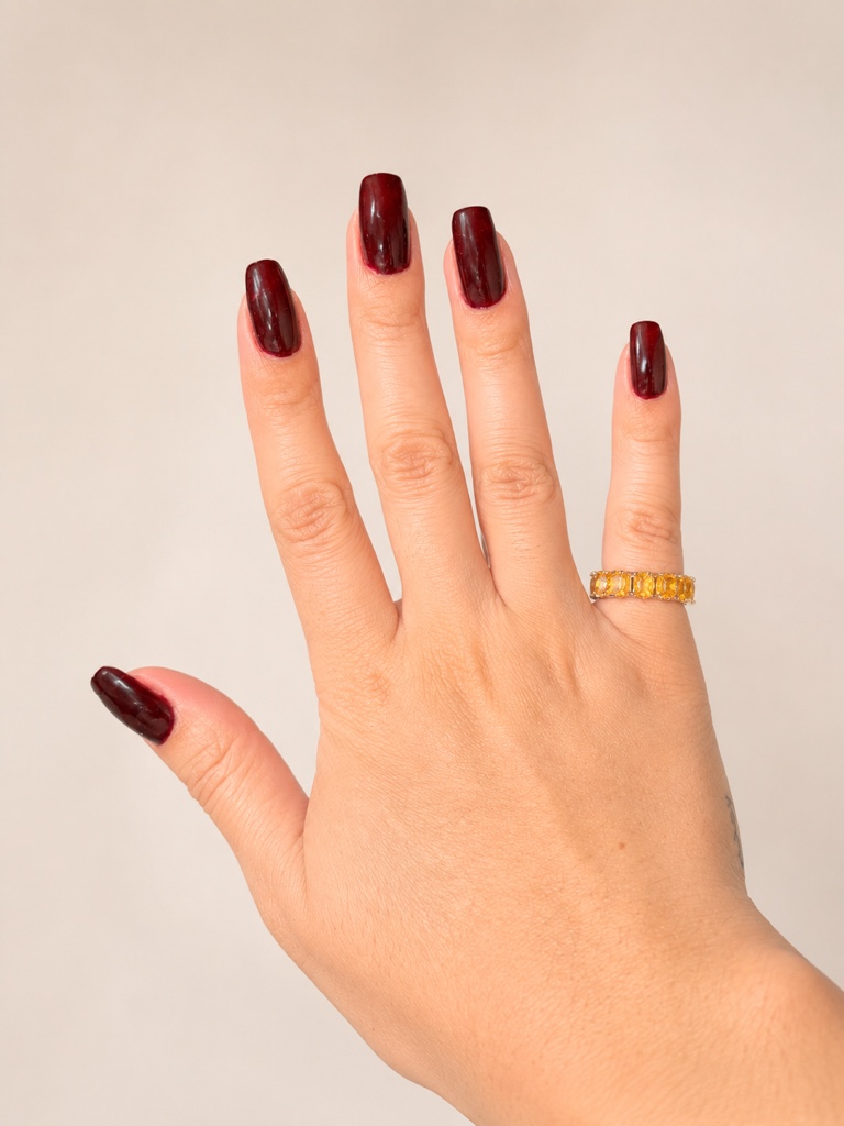 Anel Folheado a Ouro 18k e Prata Navete Oval
