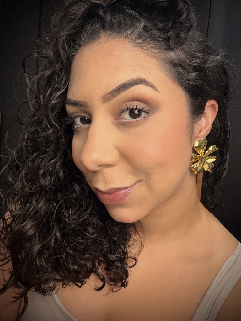 Brinco folheado a Ouro 18k - Flor