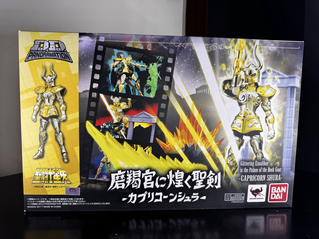 Capricorn Shura dorado Bandai Saint Seiya
