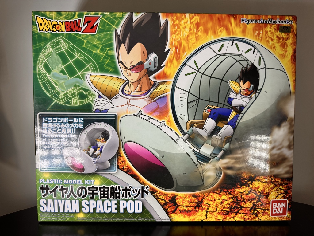Model kit de Vegeta en la Nave espacial
