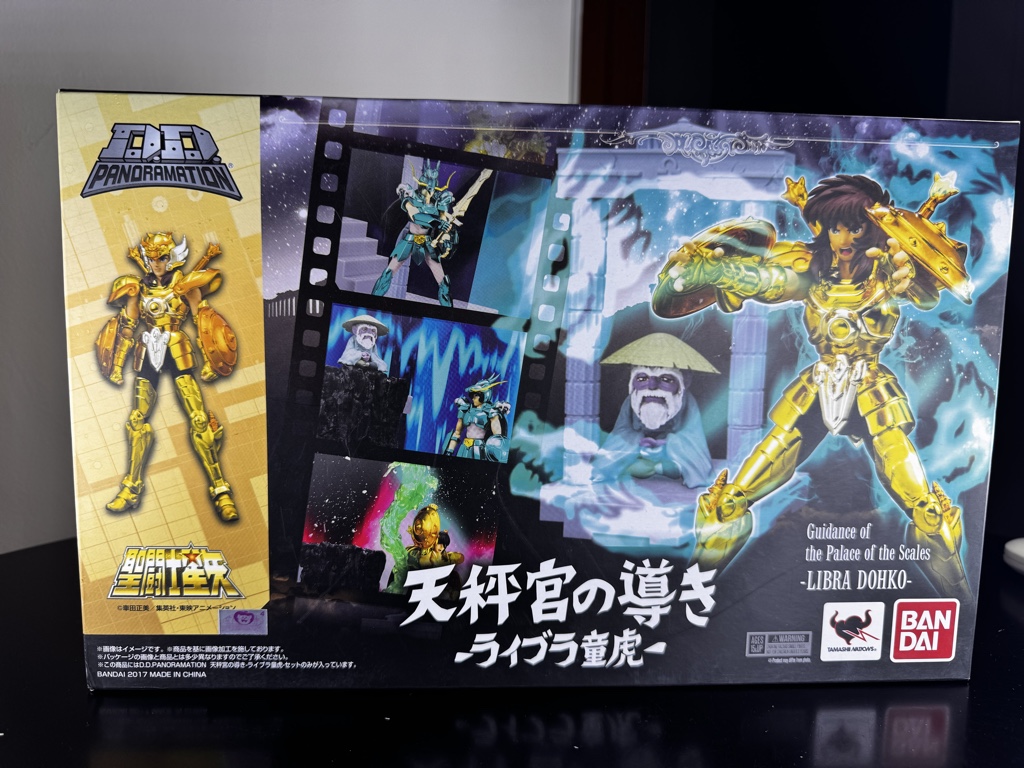 Libra Dohko dorado Bandai Saint Seiya
