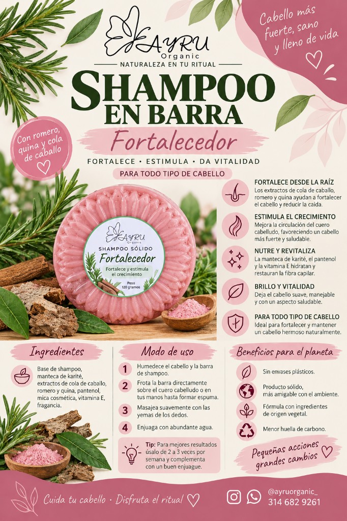 SHAMPOO SÓLIDO FORTALECEDOR