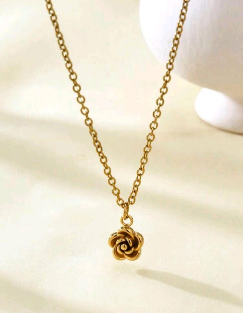 Collar mini Rosa