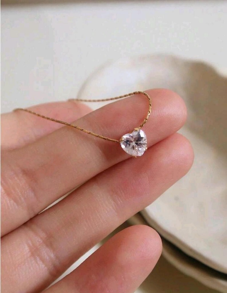 Cadena Corazon cristal