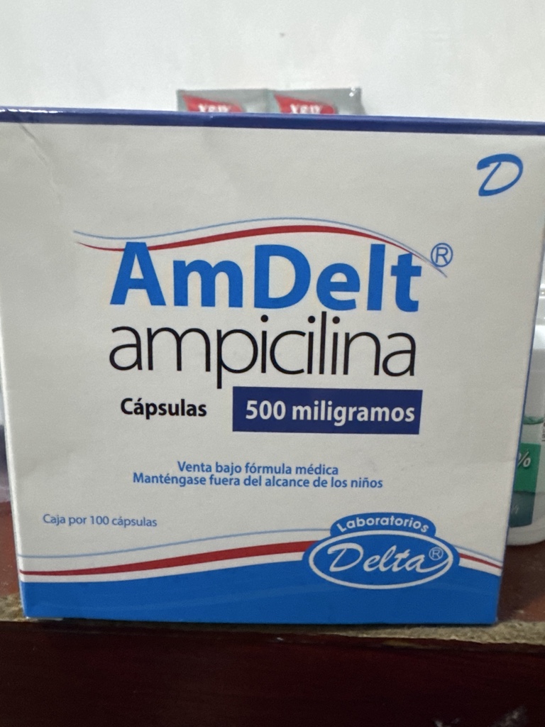 AmDelt ampicilina 500mg