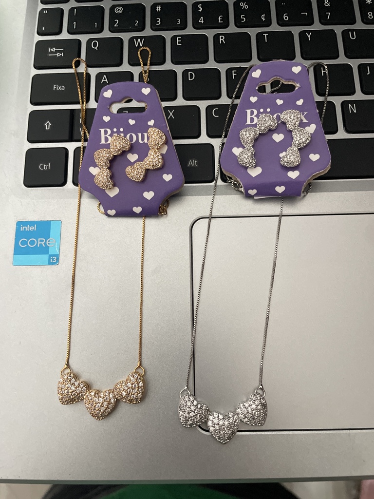 Conjunto 3 corações