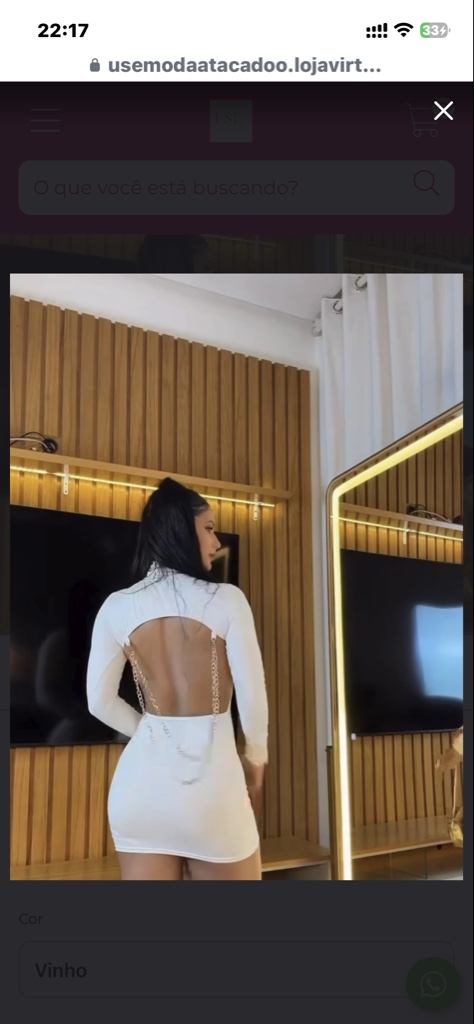 Vestido corrente