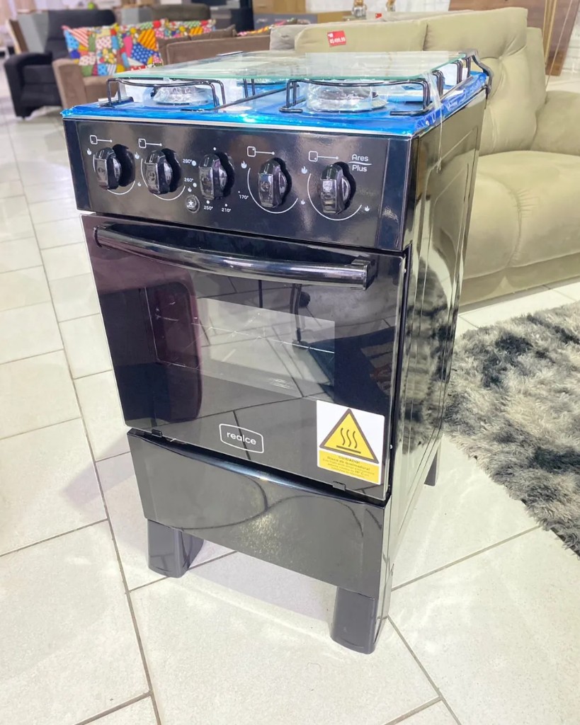 Fogão Realce 4 bocas com acendendo automático