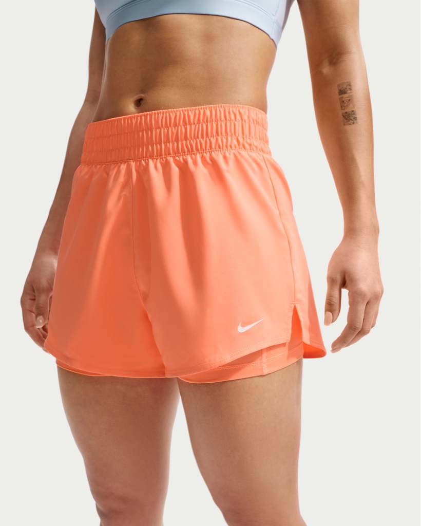Nike Pant naranja talla M tiro alto