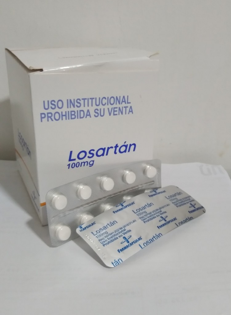 LOSARTAN 100MG X 10 TAB (EOA FARMACAPSULAS)