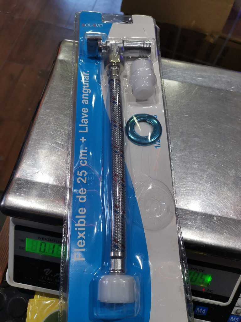 KIT FLEXIBLE LLAVE ANGULAR