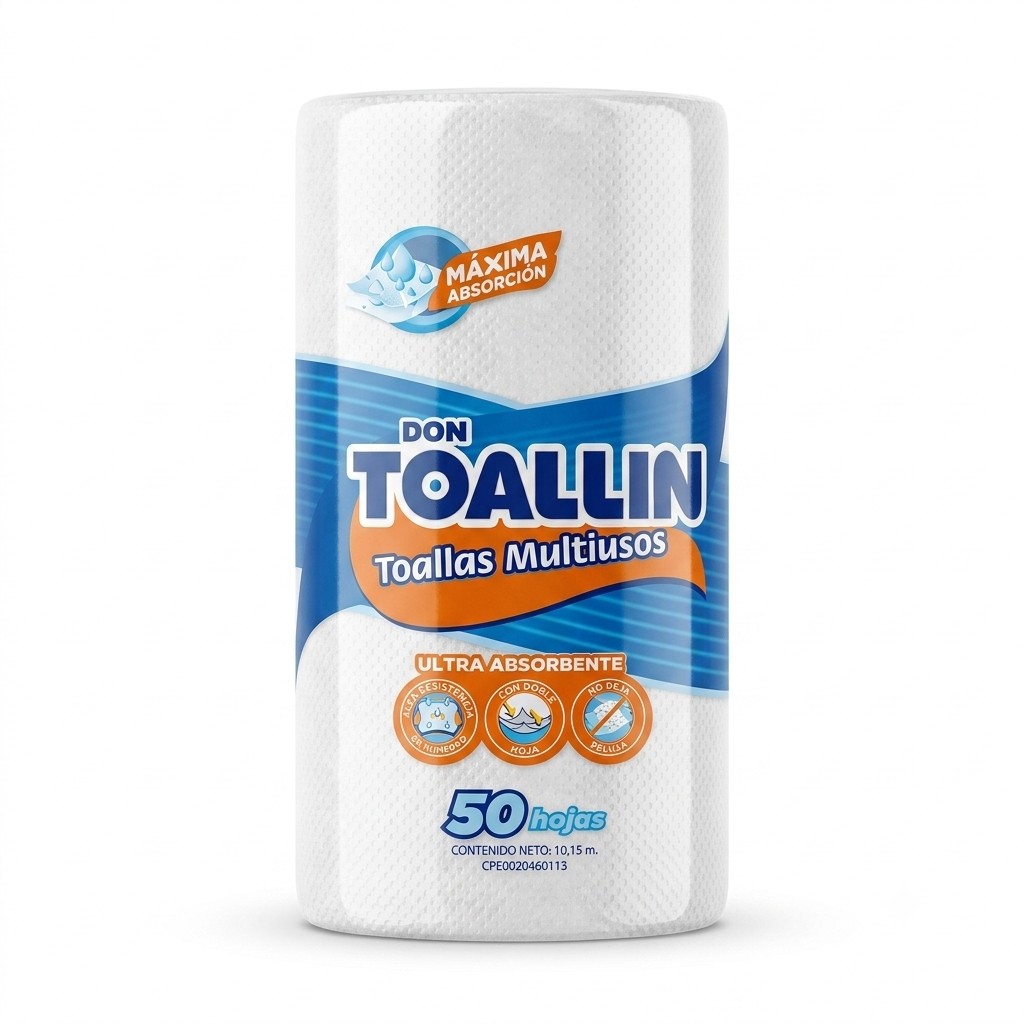 Don Toallin toallas multiusos 50 Hojas