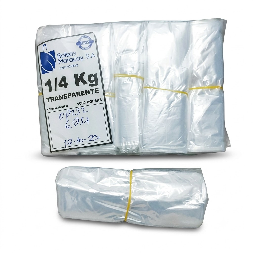 Bolsas 1/4 Kg transparentes * 100
