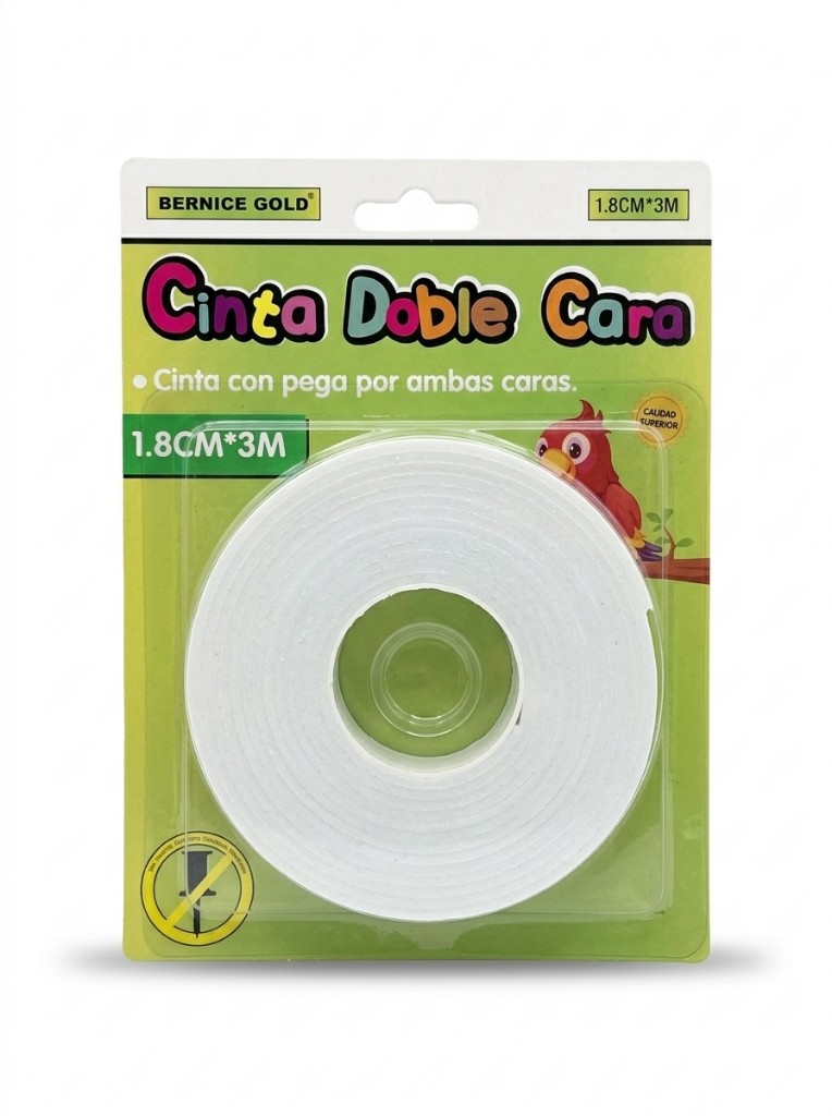 Cinta doble cara 1.8cm